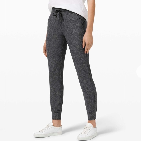 Lululemon Ready to Rulu Jogger 29" Heathered Grey / Black Size 6 - Picture 1 of 8